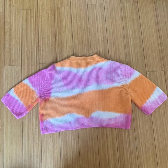 MSGM Tie-Dye Crop Knit Top - Picture 8 of 8